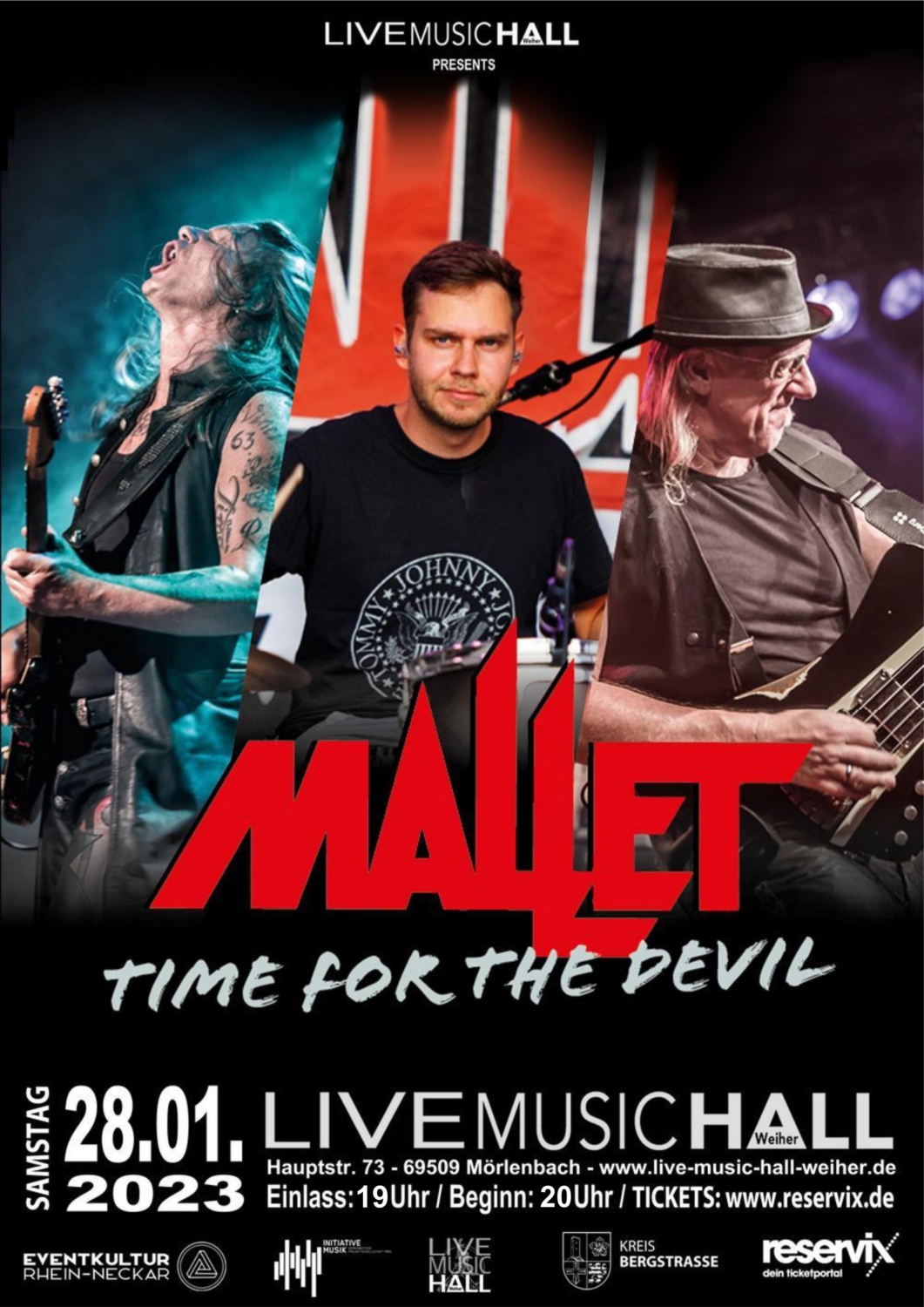 Mallet kommen Ende Januar! Live Music Hall Weiher